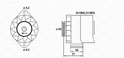 MAGNETI MARELLI 943356502010 -  Генератор